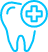 Animated tooth with emergency cross
