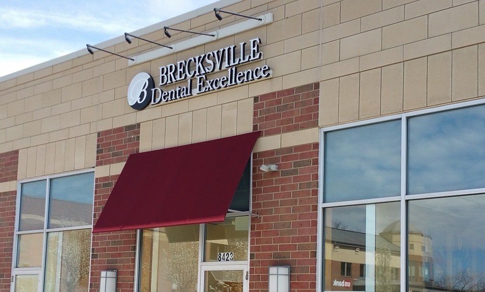Outside view of Brecksville Dental Excellence office building